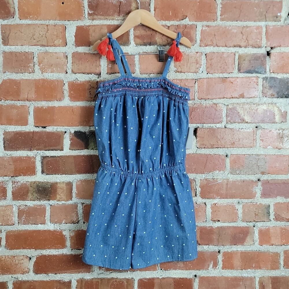 BCBG Girls chambray romper 12‎